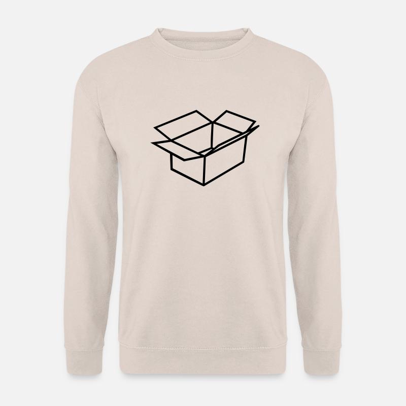 Cardboard box - Unisex Sweatshirt - sand