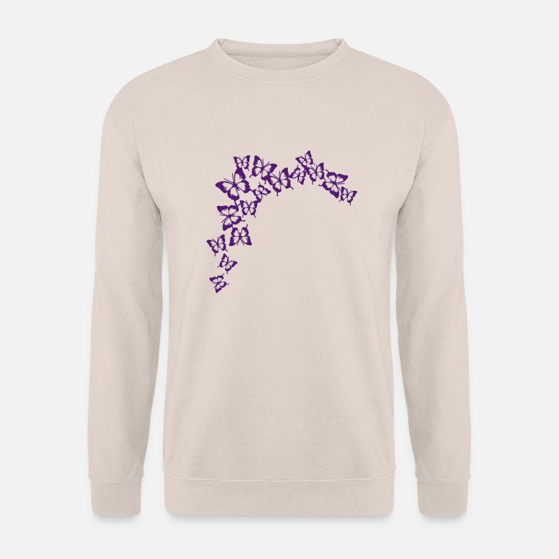 butterflies - Unisex Pullover - Sand