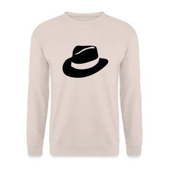 chapeau cowboy hat5 - Sweat-shirt Unisexe - sable - Devant - Alina (178cm) & Michal (187cm)