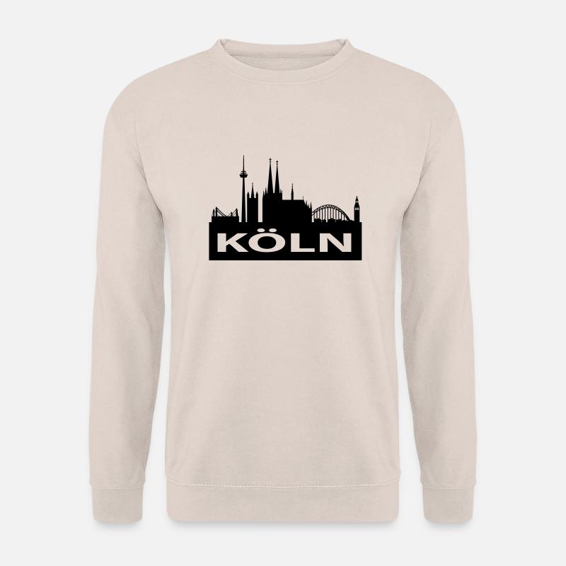Skyline Köln - Kölner Dom - Unisex Pullover - Sand