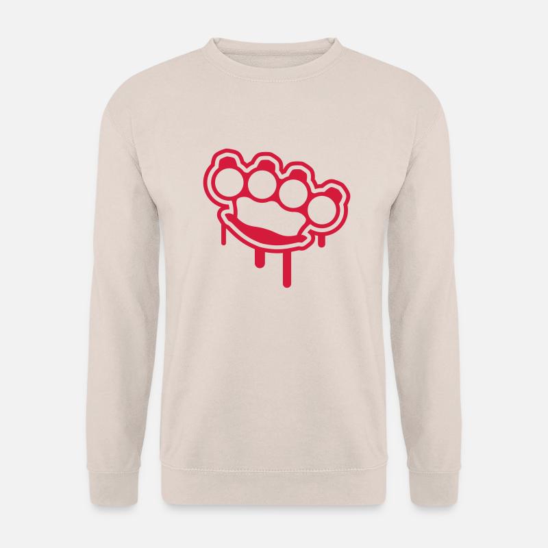 schlagring_blood__f1 - Unisex Pullover - Sand