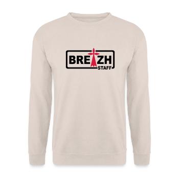 Breizh staff 2 - Sweat-shirt Unisexe - sable - Devant - Alina (178cm) & Michal (187cm)