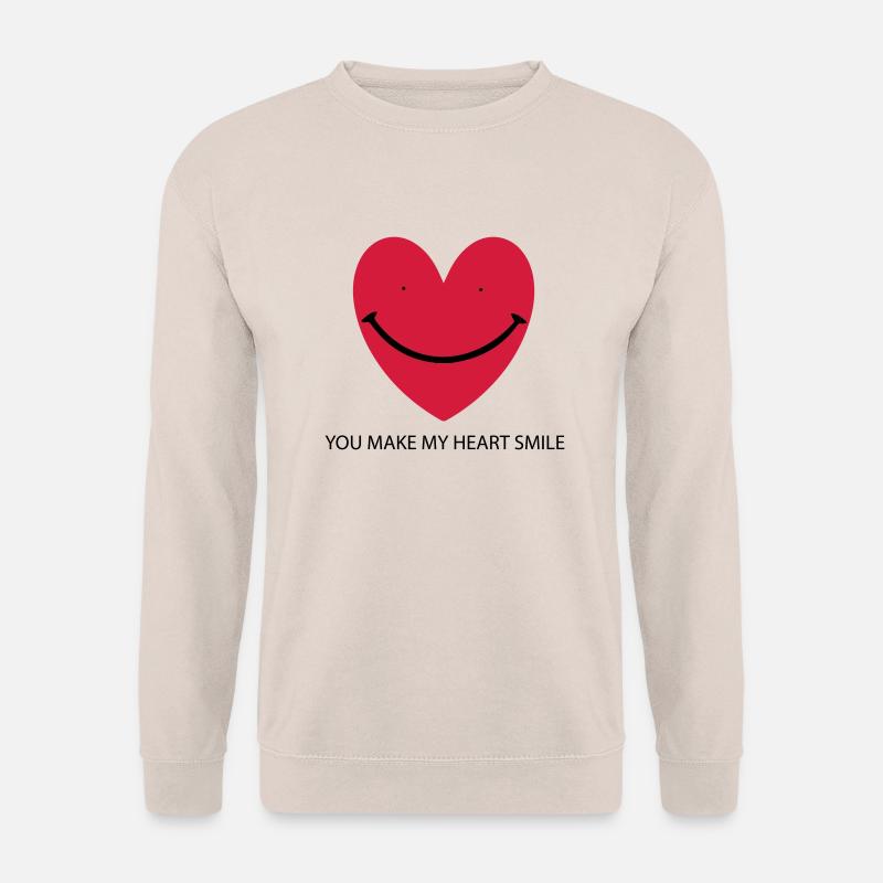 Heart Smile - Unisex Pullover - Sand