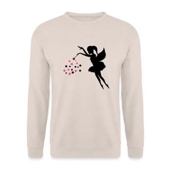 fee2 - Unisex Pullover - Sand - Vorne - Alina (178cm) & Michal (187cm)