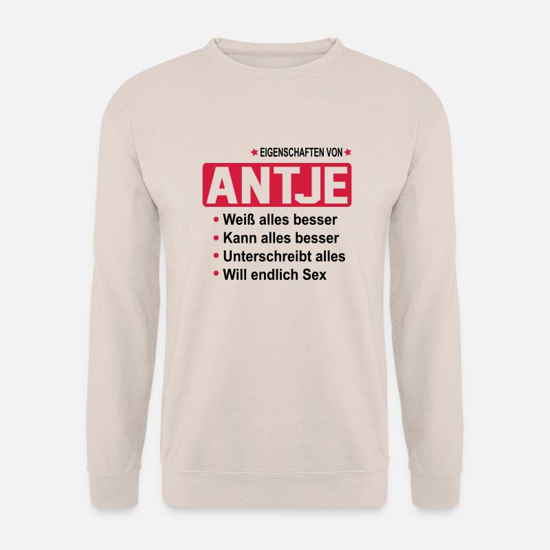 antje - Unisex Pullover - Sand
