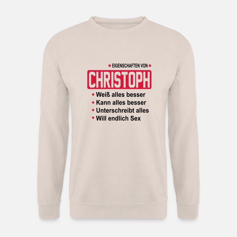 christoph - Unisex Pullover - Sand