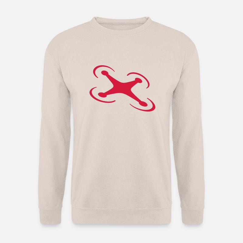 Quadrocopter Drohne Symbol - Unisex Pullover - Sand