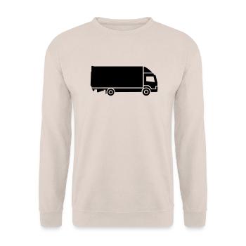 LKW - Unisex Pullover - Sand - Vorne - Alina (178cm) & Michal (187cm)