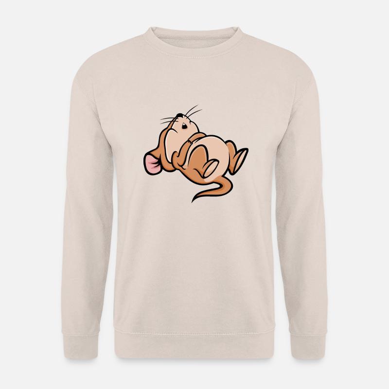 Schlafen Maus - Unisex Pullover - Sand