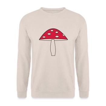Pilz, Fliegenpilz - Sweat-shirt Unisexe - sable - Devant - Alina (178cm) & Michal (187cm)