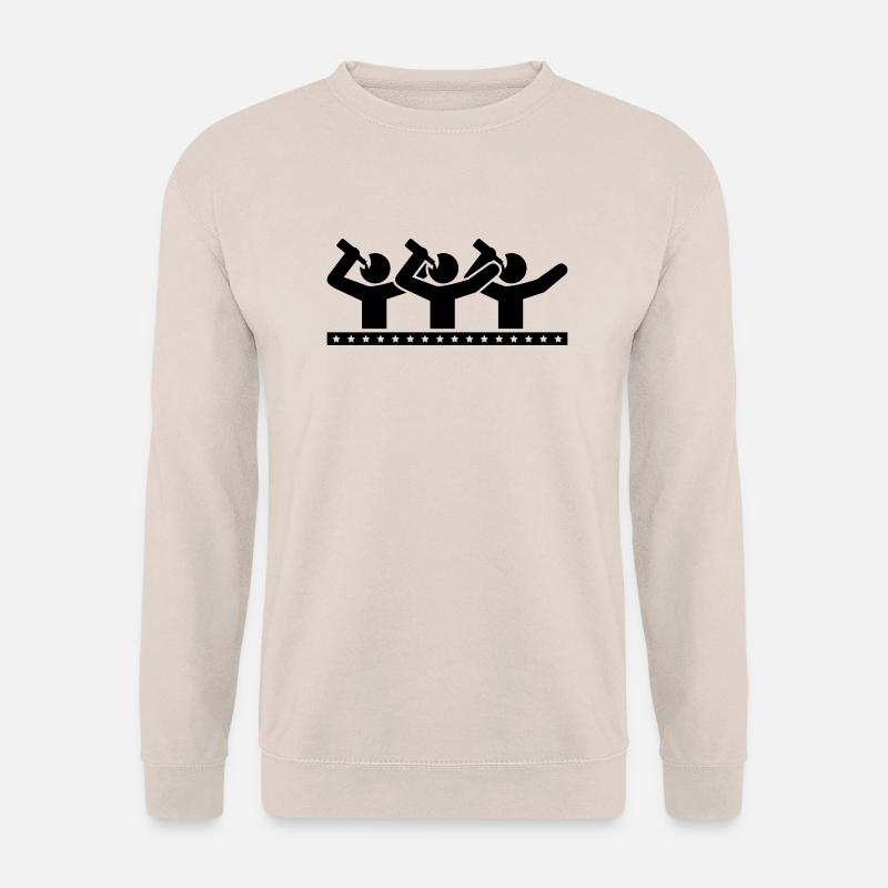 drinking_people_su1 - Unisex Pullover - Sand