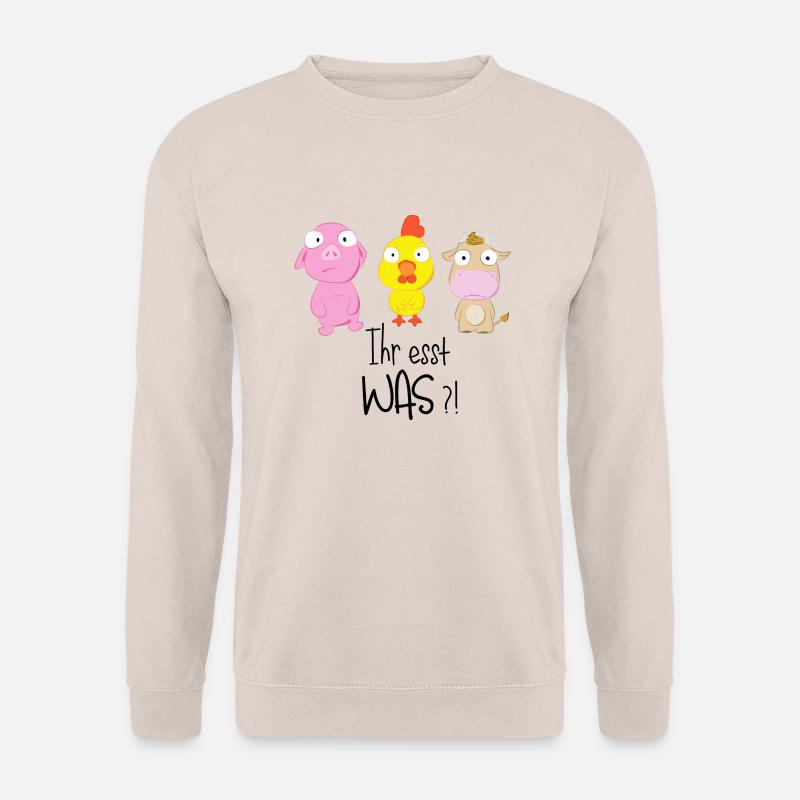 Ihr esst was?! - Unisex Pullover - Sand