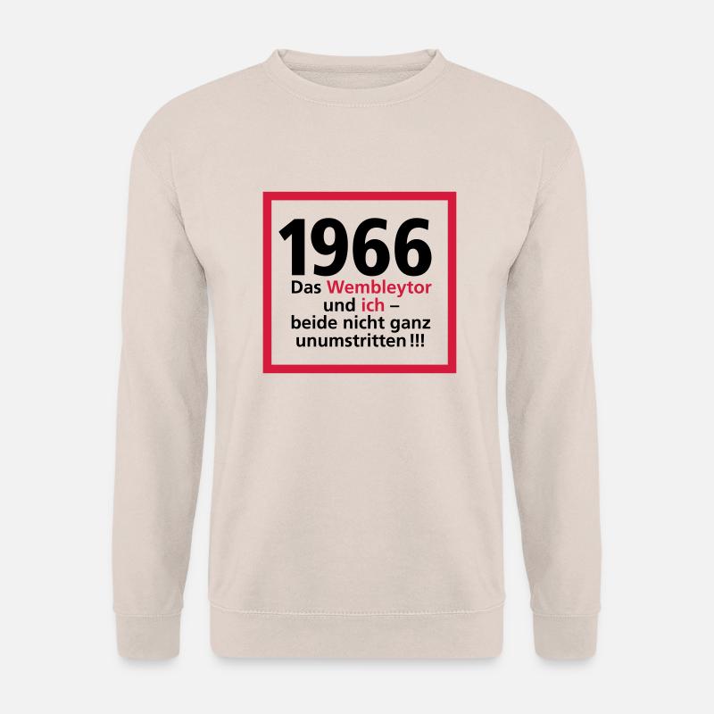 Jahrgang 1966 Wembleytor - Unisex Pullover - Sand