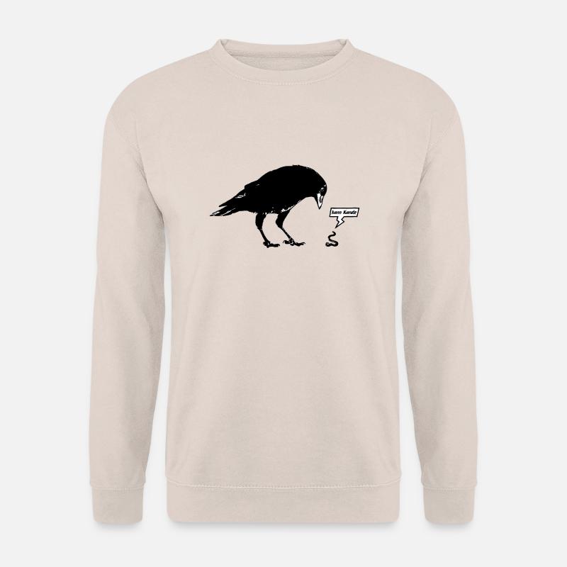 INOLA - Crow vs Karate-Wurm - Unisex Pullover - Sand