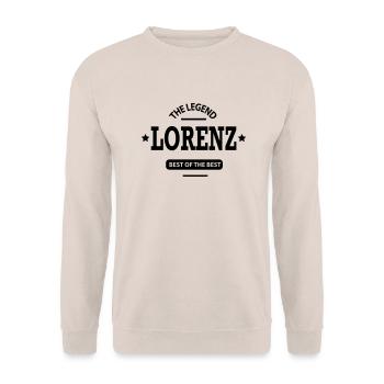 lorenz - Unisex Pullover - Sand - Vorne - Alina (178cm) & Michal (187cm)