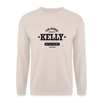 kelly - Unisex Pullover - Sand - Vorne - Alina (178cm) & Michal (187cm)