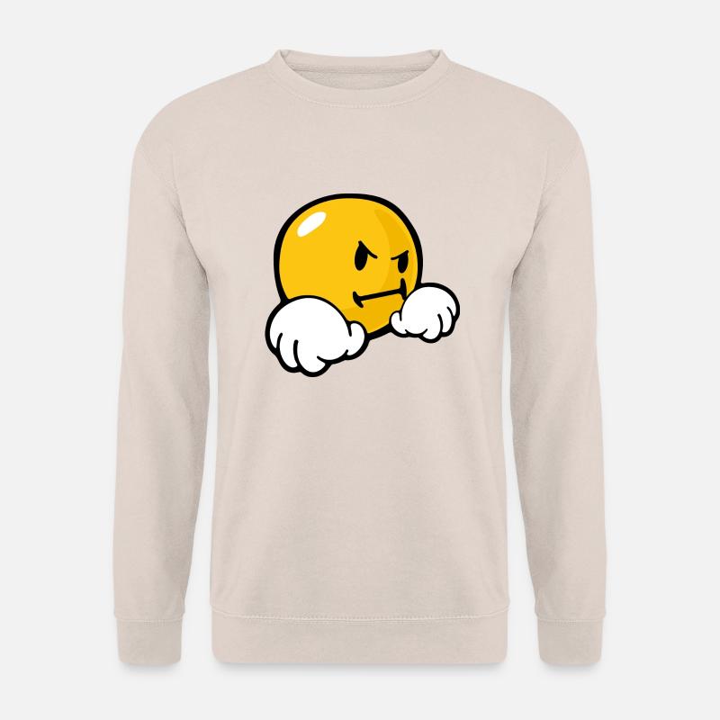 Smiley Stubborn - Unisex Pullover - Sand