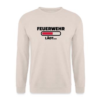 Feuerwehr - Unisex Pullover - Sand - Vorne - Alina (178cm) & Michal (187cm)