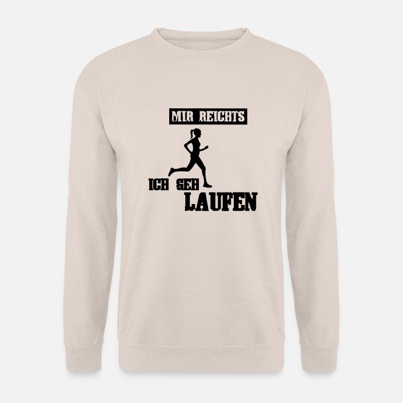 läuferin ich geh laufen - Unisex Pullover - Sand