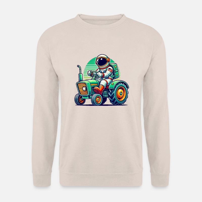 Astronaut Traktor - Unisex Pullover - Sand