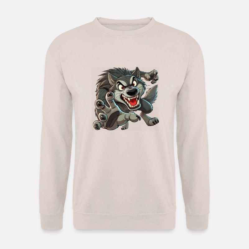 Wolf attacks - Unisex Sweatshirt - sand