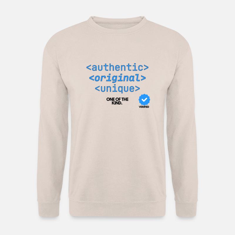 Authentisches Original der Art - Unisex Pullover - Sand