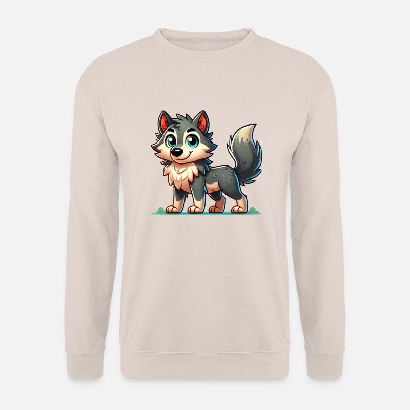 wolf comic 1 - Unisex Pullover - Sand