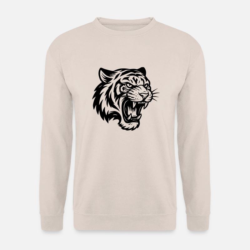 Der brüllende Tiger - Unisex Pullover - Sand