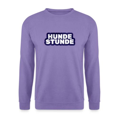 HUNDESTUNDE blau - Unisex Pullover