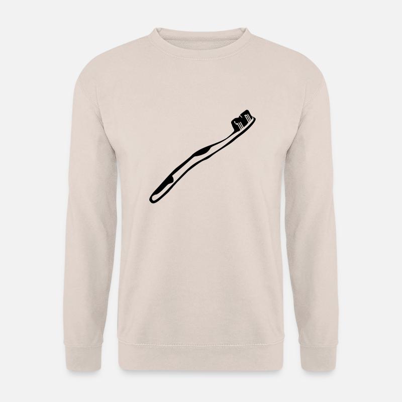 Toothbrush - Tooth - Unisex Sweatshirt - sand
