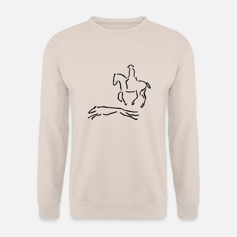 Reiter und Windhund - Unisex Pullover - Sand