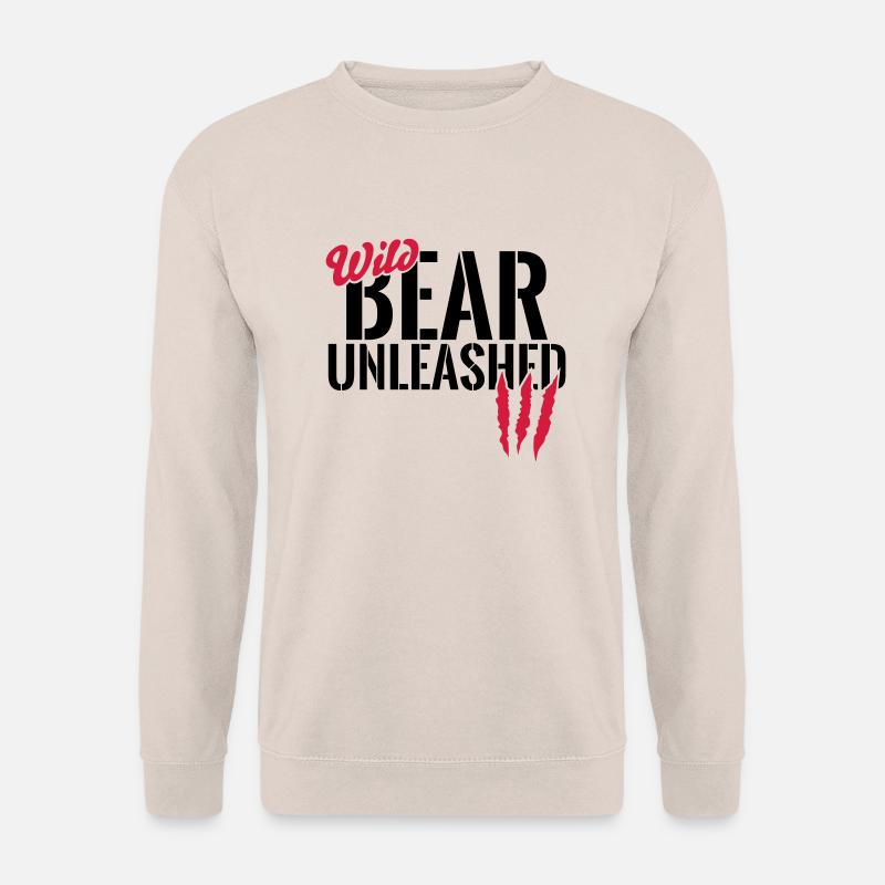 Wild bear unleashed - Unisex Sweatshirt - sand