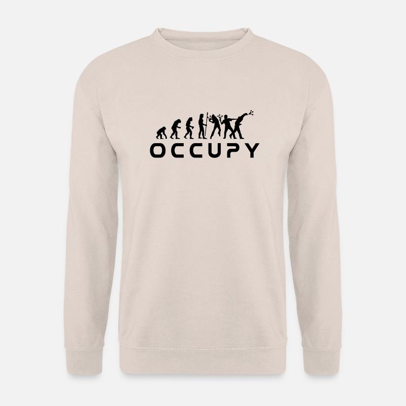 evolution_occupy - Unisex Sweatshirt - sand