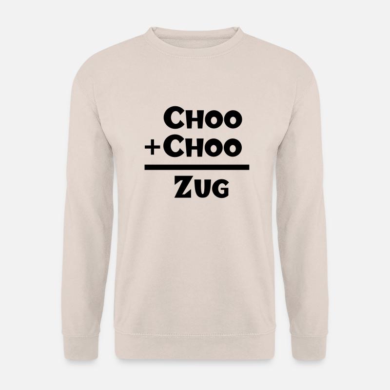 + = Choo Choo train - Unisex Sweatshirt - sand