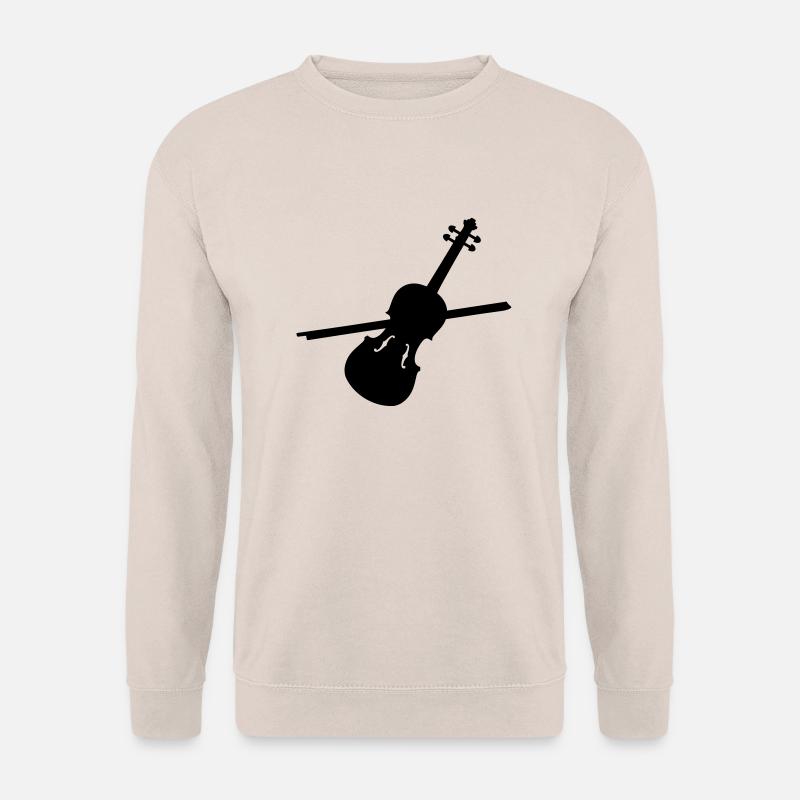 Geige Violine - Unisex Pullover - Sand
