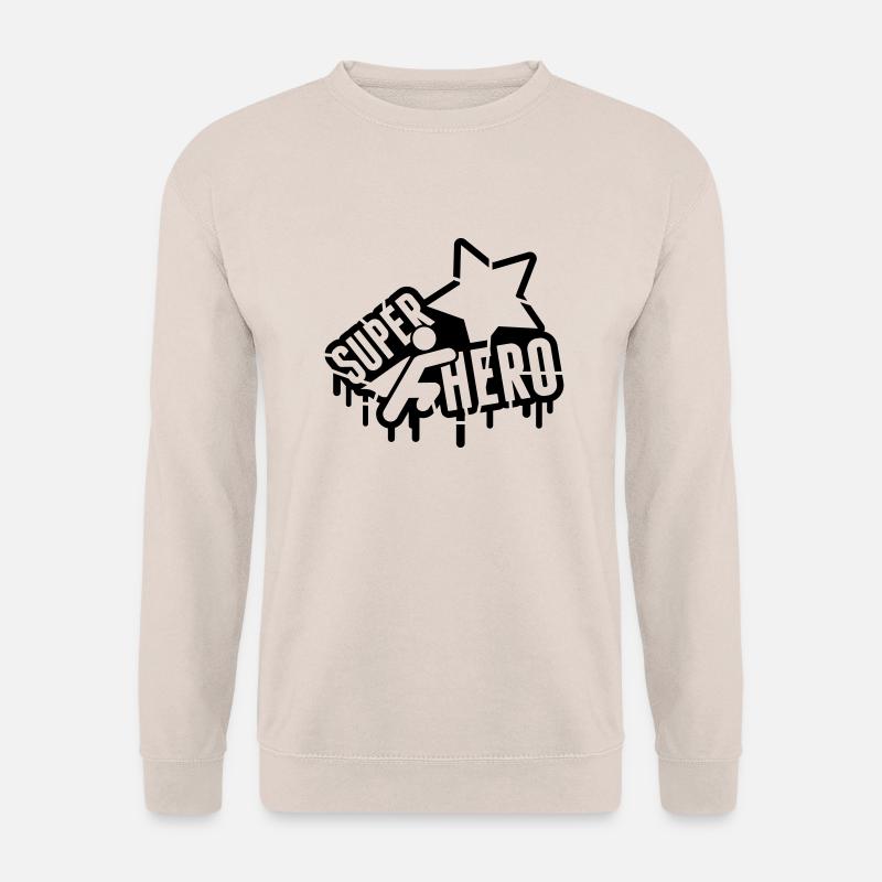 super_hero_grunge_bx1 - Unisex Pullover - Sand