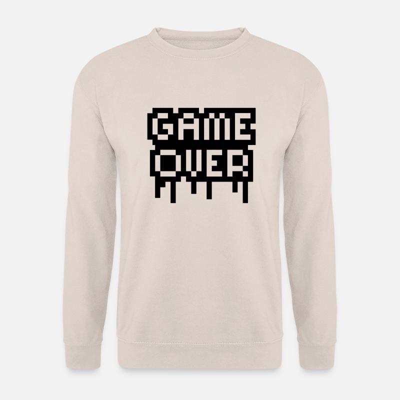 Game Over Stamp - Unisex Pullover - Sand