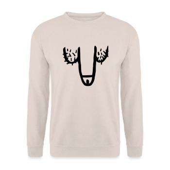 Penis - Sweat-shirt Unisexe - sable - Devant - Alina (178cm) & Michal (187cm)
