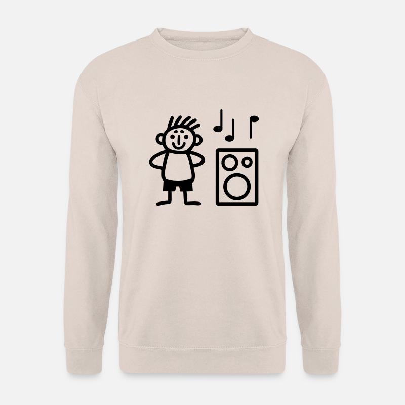 Lautsprecher Boxen - Unisex Pullover - Sand