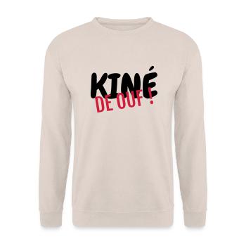 Physiotherapy Physio Krankengymnast Kiné Doctor - Unisex Sweatshirt - sand - Front - Alina (178cm) & Michal (187cm)