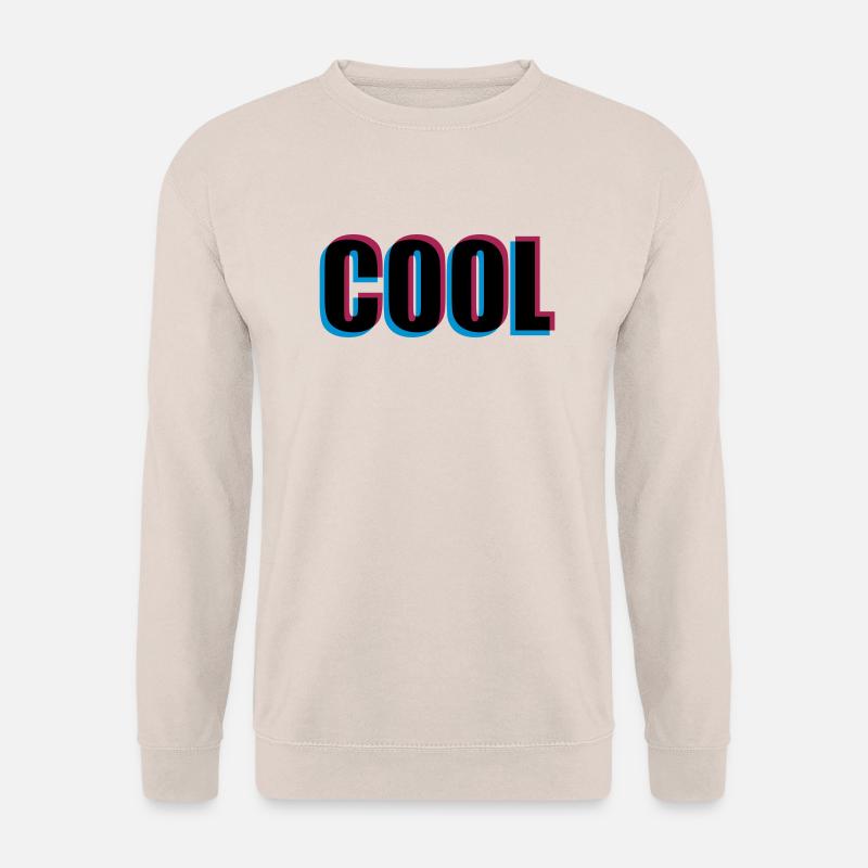 3D Effekt Cool - Unisex Pullover - Sand