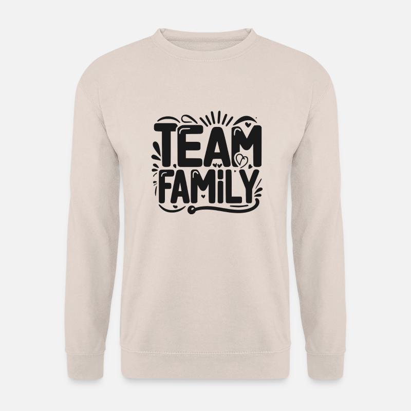 Team-Familie - Unisex Pullover - Sand