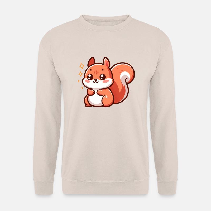 Niedliches kleines Eichhörnchen - Unisex Pullover - Sand