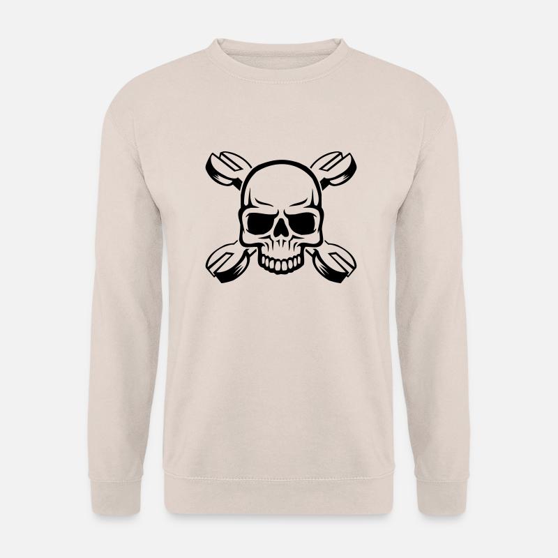 skull - Unisex Pullover - Sand