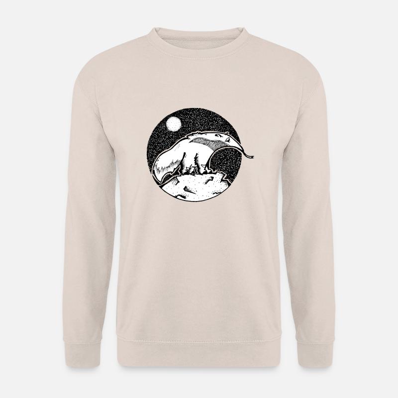 Ameisenbär Fels Mond - Unisex Pullover - Sand