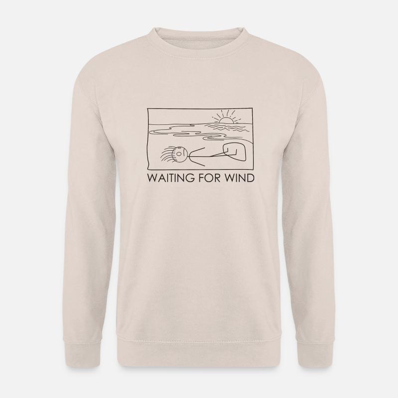 WaitingForWind 3 schwarz - Unisex Pullover - Sand
