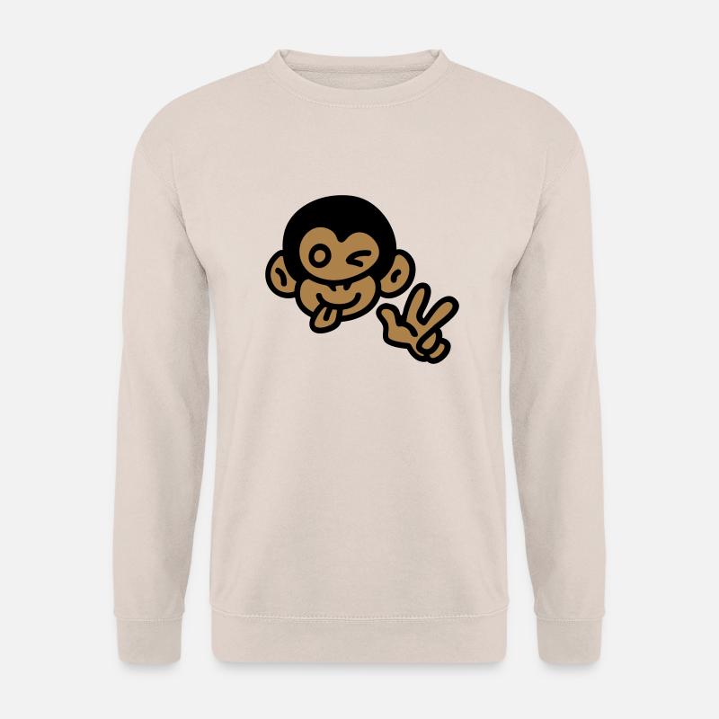 Monkey cool - Unisex Sweatshirt - sand