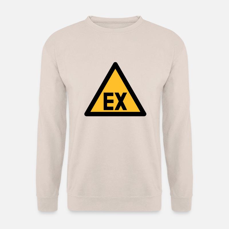 Gefahrensymbol - Explosionsgefahr (2-farbig) - Unisex Pullover - Sand