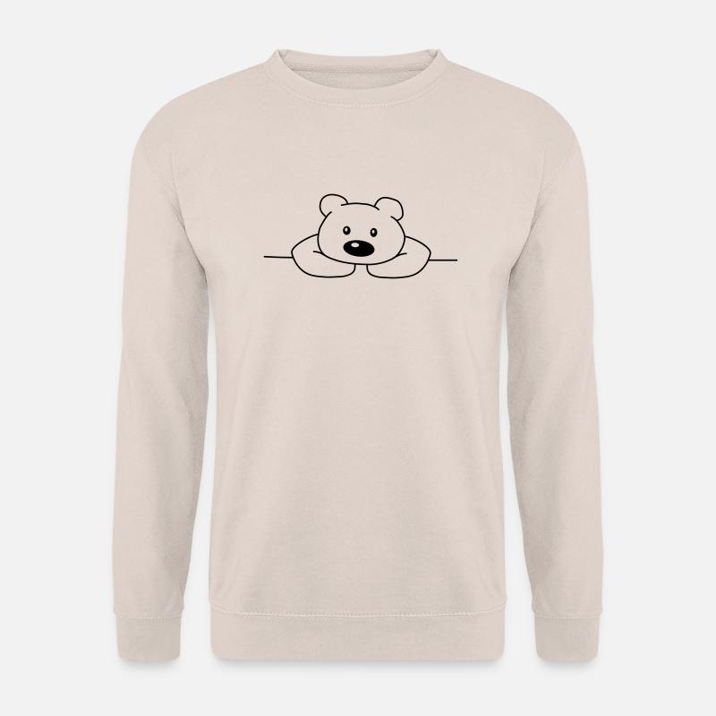 Mignon mignon mignon ours triste ours brun - Sweat-shirt Unisexe - sable