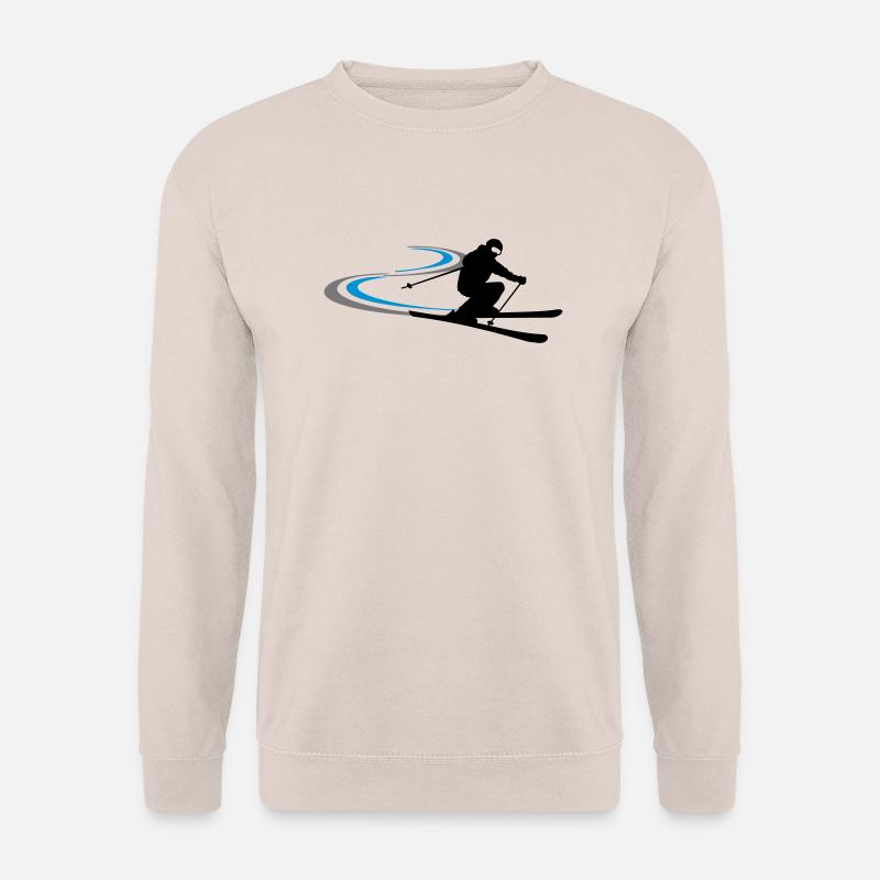 Winter - Skifahrer - Unisex Pullover - Sand